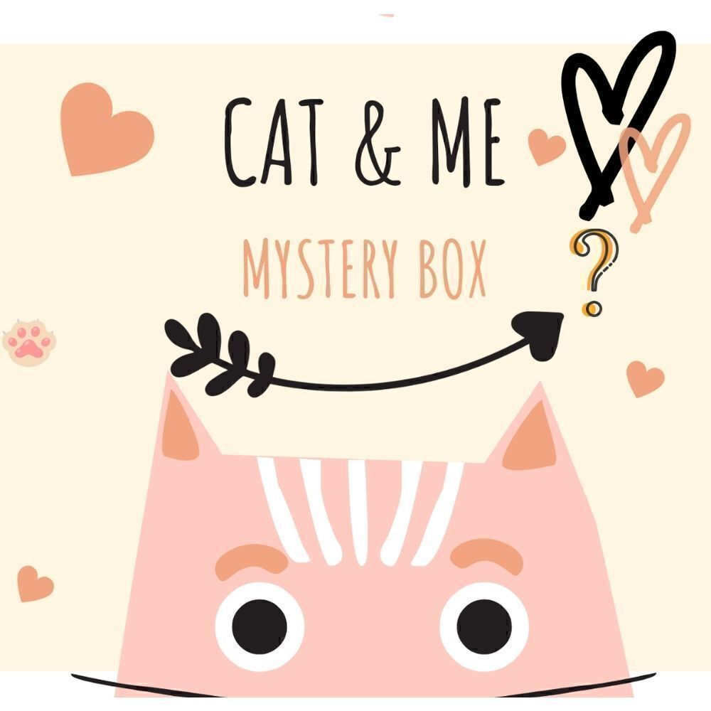 Mom Cat Themed Mystery Fun Box for Kitty Moms and Cats